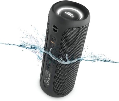 Głośnik Goody 2 Vieta Pro z Bluetooth 5.0 LED wodoodporność IPX7 Czarny