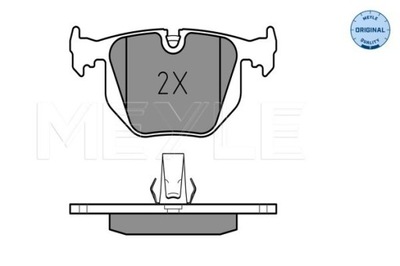 MEYLE ZAPATAS DE FRENADO BMW T. 3/5/7/X3/X5/Z4 2,0-5,4 E38/E46/E53/E83 94-10  