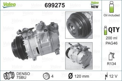 VALEO 699275 COMPRESOR ACONDICIONAMIENTO  