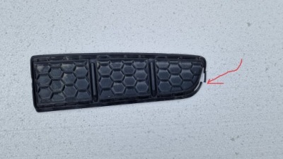 Mps решётка бампера перед решётка радиатора porsche cayenne gts ii левая фото №1