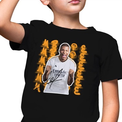 KOSZULKA T-shirt Kylian MBAPPE Wzory MiX 134 cm