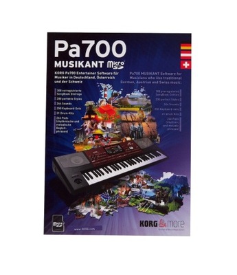 KARTA SD PAKIET KORG PA700 MUSIKANT