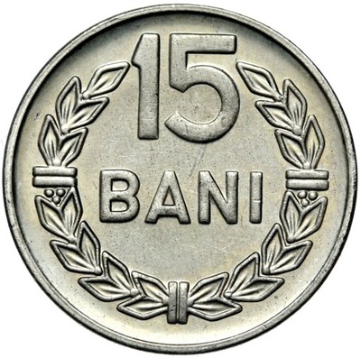 Rumunia - Republika - moneta - 15 Bani 1966