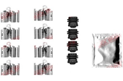 Набір монтажний гальмівних колодок перед задня audi a3 citroen c3 aircross ii фото №1