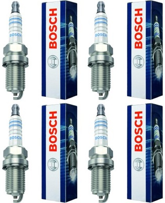 4 СВІЧКИ ЗАПАЛЕННЯ BOSCH 0242240593 FR6DC+ +13 ALFA LANCIA DACIA NISSAN