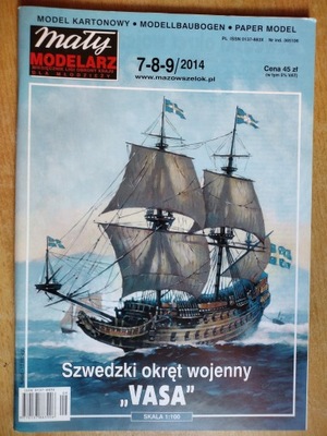 MAŁY MODELARZ 7-8-9/2014 GALEON VASA