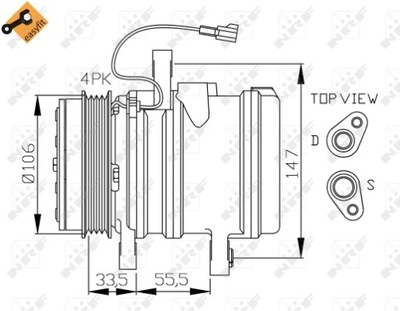 KOMPRESORIUS KONDICIONAVIMAS EASY FIT 32436 