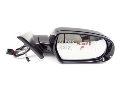Зеркало правое наружное 14+2 pin lz9y audi a5 s5 8t s-line ассистент фото №1
