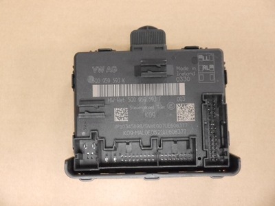 Блок керування модуль двері audi оригінальний номер 5q0959593k фото №1