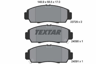 ZAPATAS DE FRENADO HONDA P. STREAM 01-  