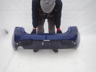 Mazda 3 ii hb 08-11 бампер задняя задний фото №1