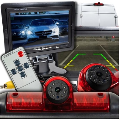 SET DISPLAY I CAMERA REAR VIEIN IN STOP FIAT DUCATO BOXER JUMPER 2006 ->  