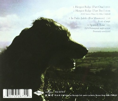 CD Mike Oldfield Hergest Ridge