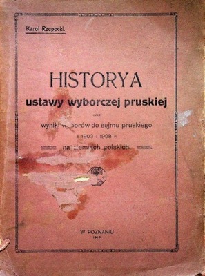 Historya ustawy wyborczej pruskiej 1913r