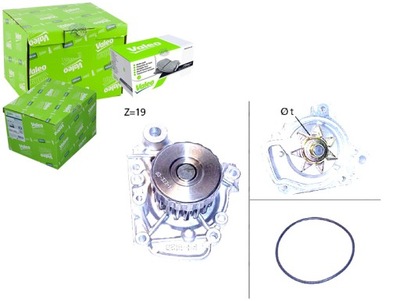 VALEO НАСОС ВОДЯНА 19200PLC003 19200PLMA01 19200PLE