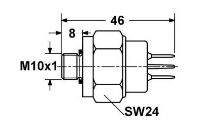 ATE CONMUTADOR DE LUZ LUZ DE FRENADO MERCEDES 8 W114 8 W115 CABRIOLET W111 W112  