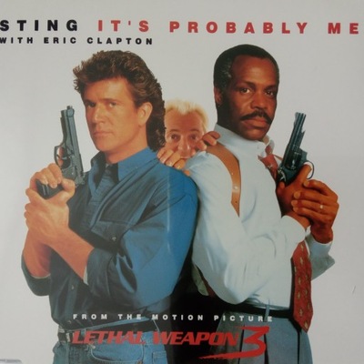 STING / ERIC CLAPTON , it's probably me , maxi cd