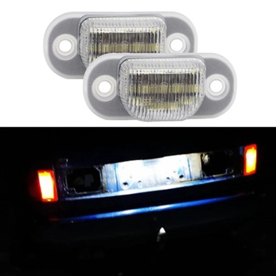 ILUMINACIÓN TABLAS REJESTRACYJNEJ PARA AUDI A6 S6 C4 94-97 80 B4 92-96 CABRIDET 100 C4  