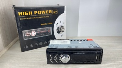 RADIO DE AUTOMÓVIL HIGH POWER 5208E  