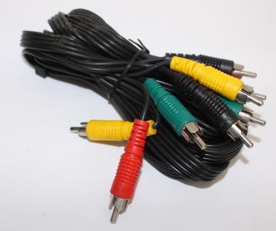 KABEL 4x CINCH - 4x RCA DŁUGOŚĆ 3m z WOJSKA