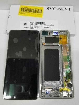 WYŚWIETLACZ LCD Samsung S10 PLUS SM-G975 Biały ORY