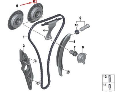 Bmw 3 g20 outlet распредвал регулировка unit 11368629907 фото №1