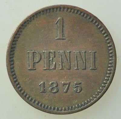 Finlandia - 1 penni 1875