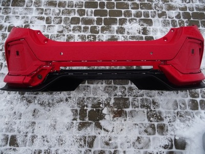 Honda civic x hb бампер спойлер задний защита фото №1