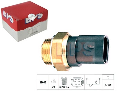 Eps 1.850.102 перемикач термічний, вентилятор радіатора фото №1