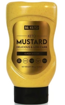 BeKeto Keto Musztarda zero cukru 480g