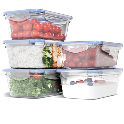 POJEMNIKI DO PRZECHOWYWANIA ŻYWNOŚCI 5X 1000 ML CL