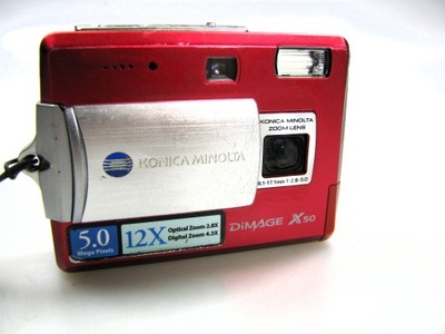 KONICA MINOLTA DIMAGE X50 / 5MPIX APARAT CYFROWY DIGITAL CAMERA