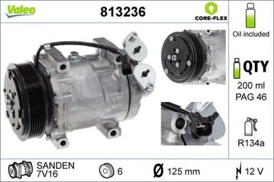 КОМПРЕСОР КОНДИЦІОНЕРА FORD FOCUS VAL813236