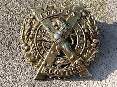 Odznaka na beret London Scottish