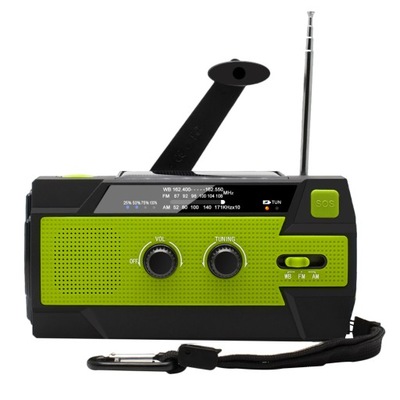 1PC LATARKA LED AWARYJNE RADIO KORBOWE DO GOSPODARSTWA DOMOWEGO I NA ZEWNĄTRZ EMERGENC