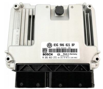 КОМПЬЮТЕР ECU VOLKSWAGEN 2.0 03G906021BP 0281013272 IMMO OFF