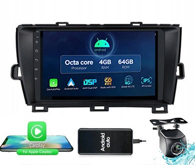 RADIO ANDROID TOYOTA PRIUS 3 2009-15 SIM 4G  