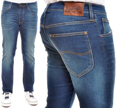 LEE spodnie SLIM blue jeans DAREN W27 L32