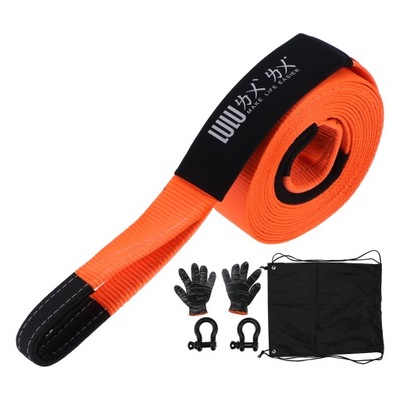 PAS GANCHO DE REMOLQUE LINA CABLE HOLOWNICZA 9 M 15 TONY COLOR NARANJA  