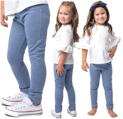 Tregginsy Legginsy Spodnie dresowe 122 JEANS BAYA