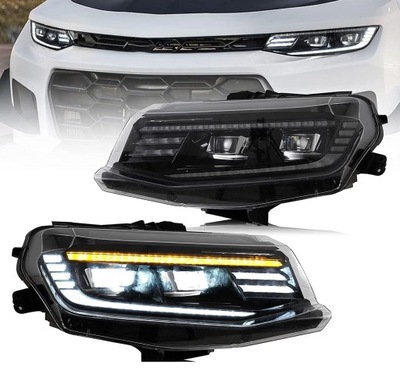 ФОНАРИ LED (СВЕТОДИОД ) ПЕРЕДНЯЯ CHEVROLET CAMARO 16-18 RAM 1500