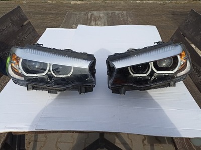 Лампа передня ліва права bmw g30 g31 led комплектна jak nowa фото №1