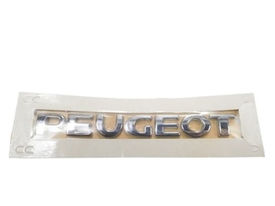 EMBLEMAT, INSCRIPCIÓN PEUGEOT PEUGEOT 207 CON 8665 PW  