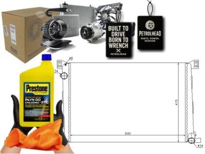 RADIATEUR MOTEUR MINI (R56) (R57) (R58) (R59) CLU #PETROLHEAD PRO+ KIT5 