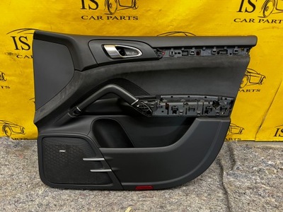 Обшивка оббивка двері перед правий porsche cayenne 7p5 lift bose фото №1