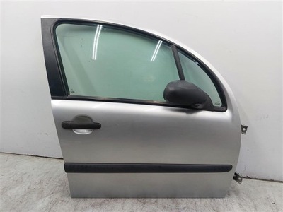 DE PUERTA PARTE DELANTERA DERECHA PARTE DELANTERA VENTANAS ESPEJO CITROEN C3 I 2002-2009 5D PLATEADO  