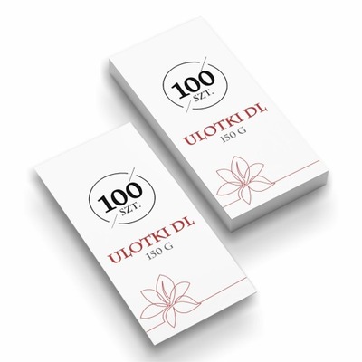 Ulotka DL - 150g - 100 sztuk