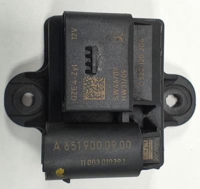 Реле свеча накаливания mercedes w212 6519000900 фото №1