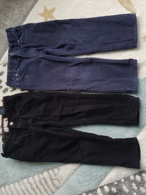 Spodnie sztruksy H&M GAP 2-3 lata, 98