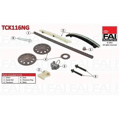 КОМПЛЕКТ ЦЕПИ ГРМ FAI AUTOPARTS TCK116NG